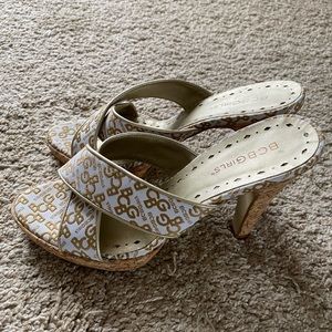 BCBG cork heels, like knew!